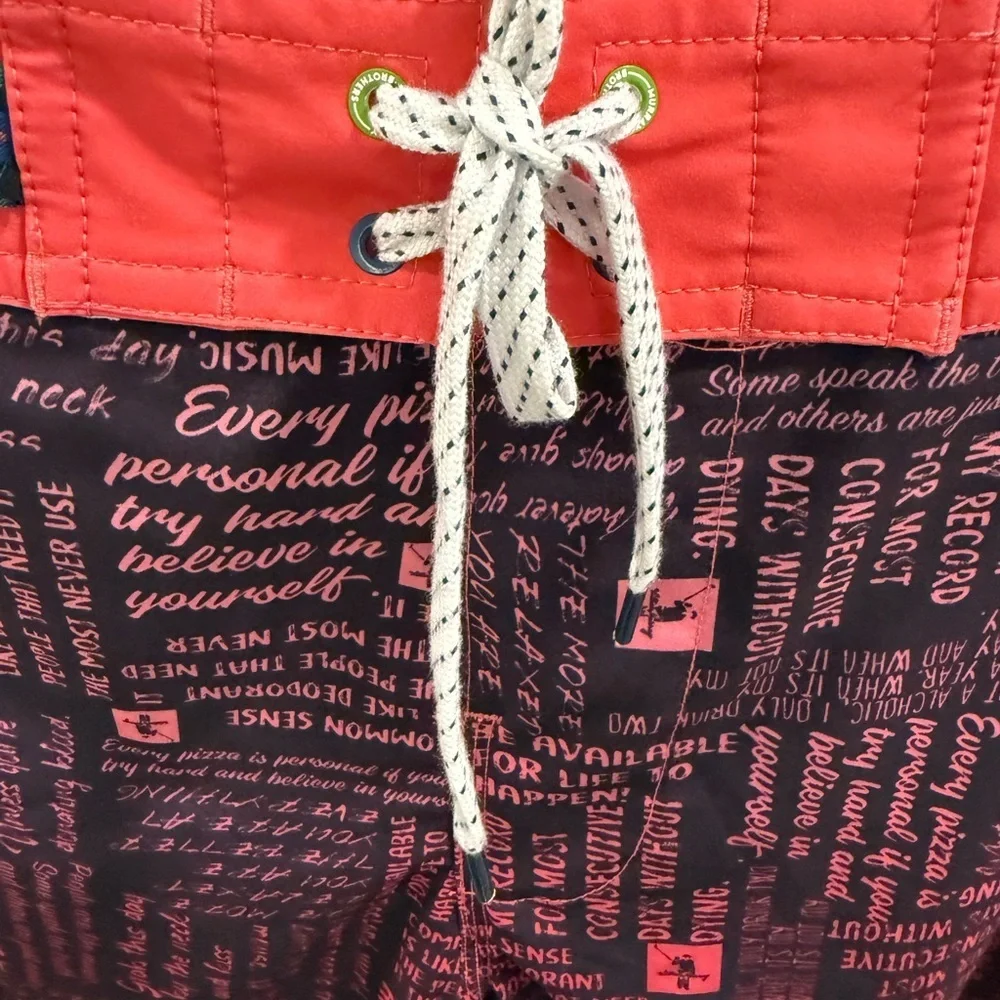 William Murray Golf Words of Wisdom Purple and Pink Board Shorts